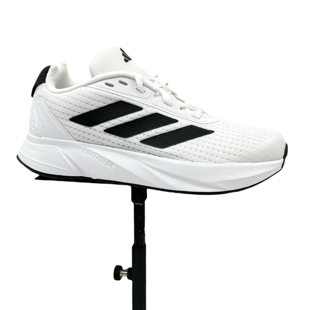 Adidas Duramo SL Little Boys Girls Running Shoes Size 11.5 White Black Sneakers